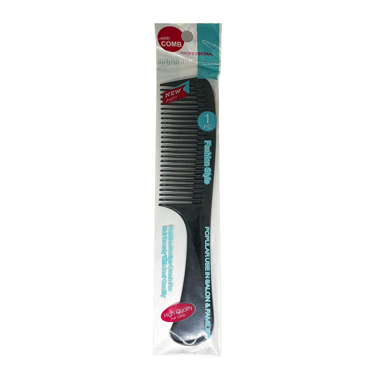 Professional Carbon Super Rake Detangler Comb 8-Inch for Thick Hair