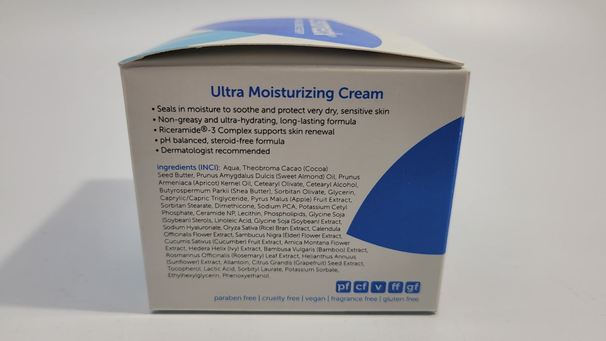 Ceramedx Ultra Moisturizing Natural Cream, Fragrance Free, 6 oz