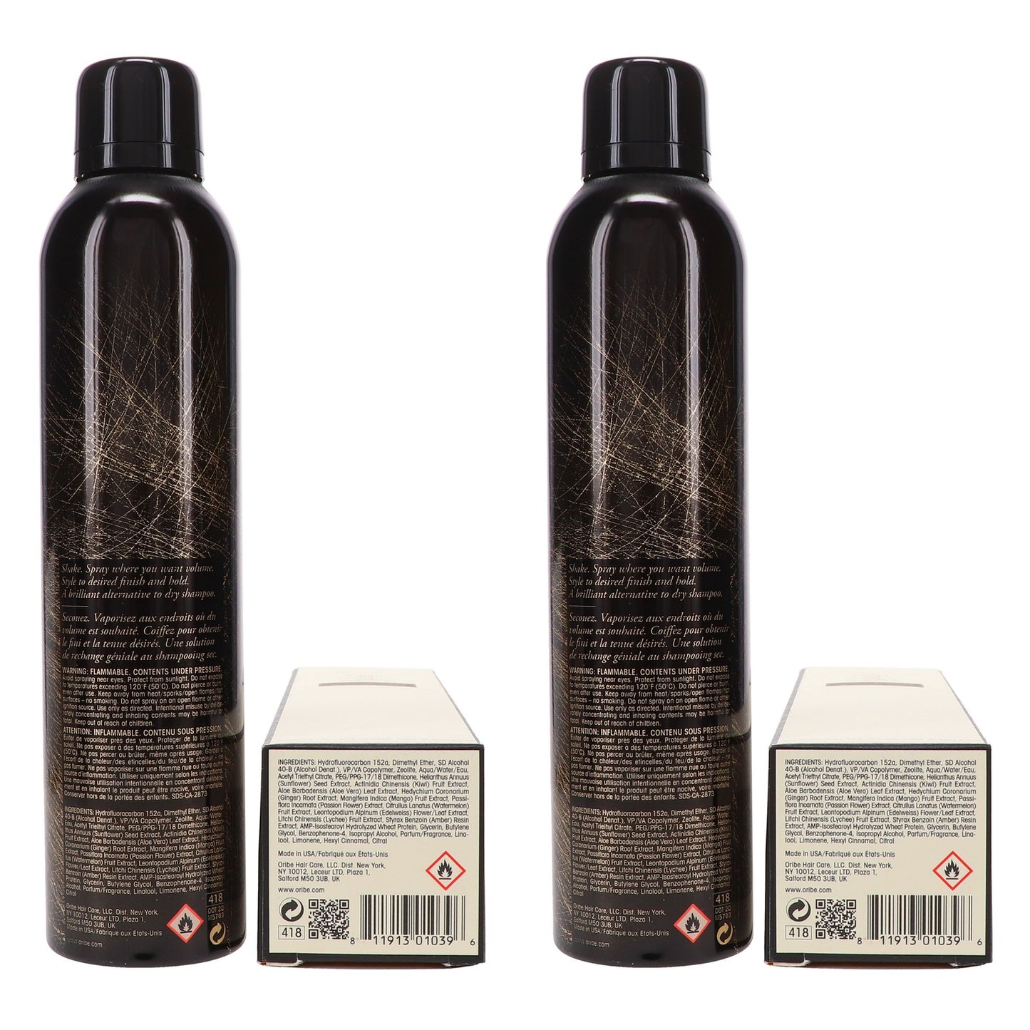Dry Texturizing Hair Spray 8.5 oz Twin Pack - Voluminous, Oil-Absorbing, Flexible Hold