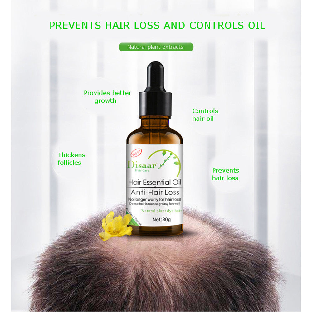 Hair Growth Essential Oil - Natural Plant Extract Anti-Loss Serum 30g