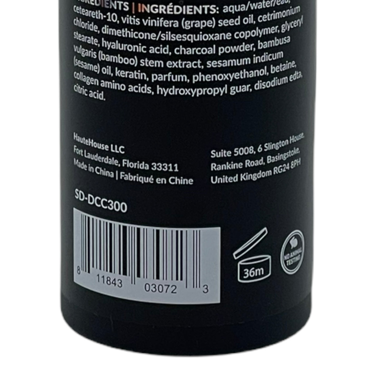 Sedu Detox Charcoal Shampoo & Conditioner Set Clarifying 10.1 oz