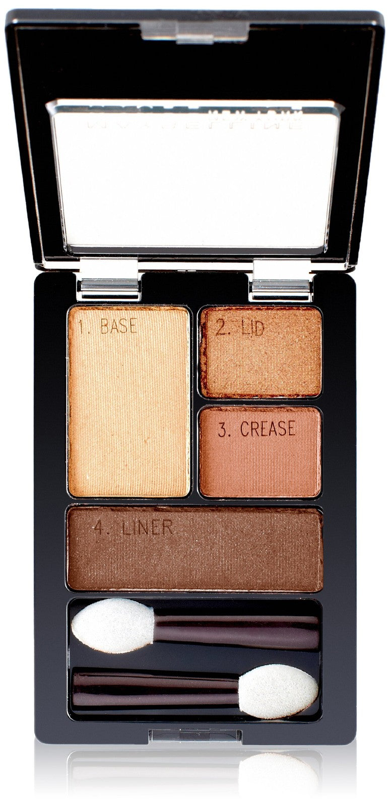 Maybelline Eyeshadow Quad Sunlit Bronze 4-Pan Eye Makeup Palette
