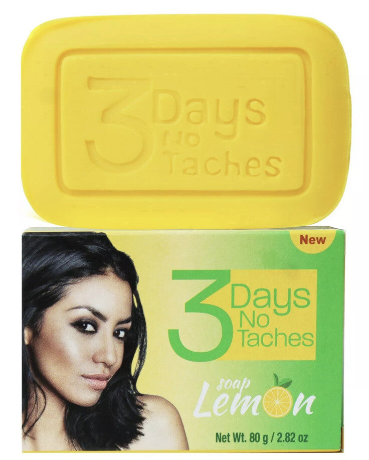 3 Days Fast Clearing Lemon Soap Bars + Free Fast Results Cream - Ships Free