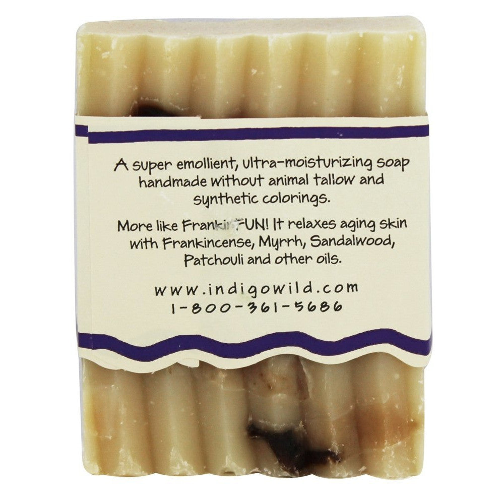 Indigo Wild Zum Bar Goat's Milk Soap Frankincense-Patchouli, 3 Ounces