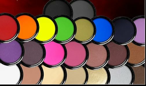 Vibrant Eye Shadow Single - Bright Purple, Dark Brown, Silver Dust & More