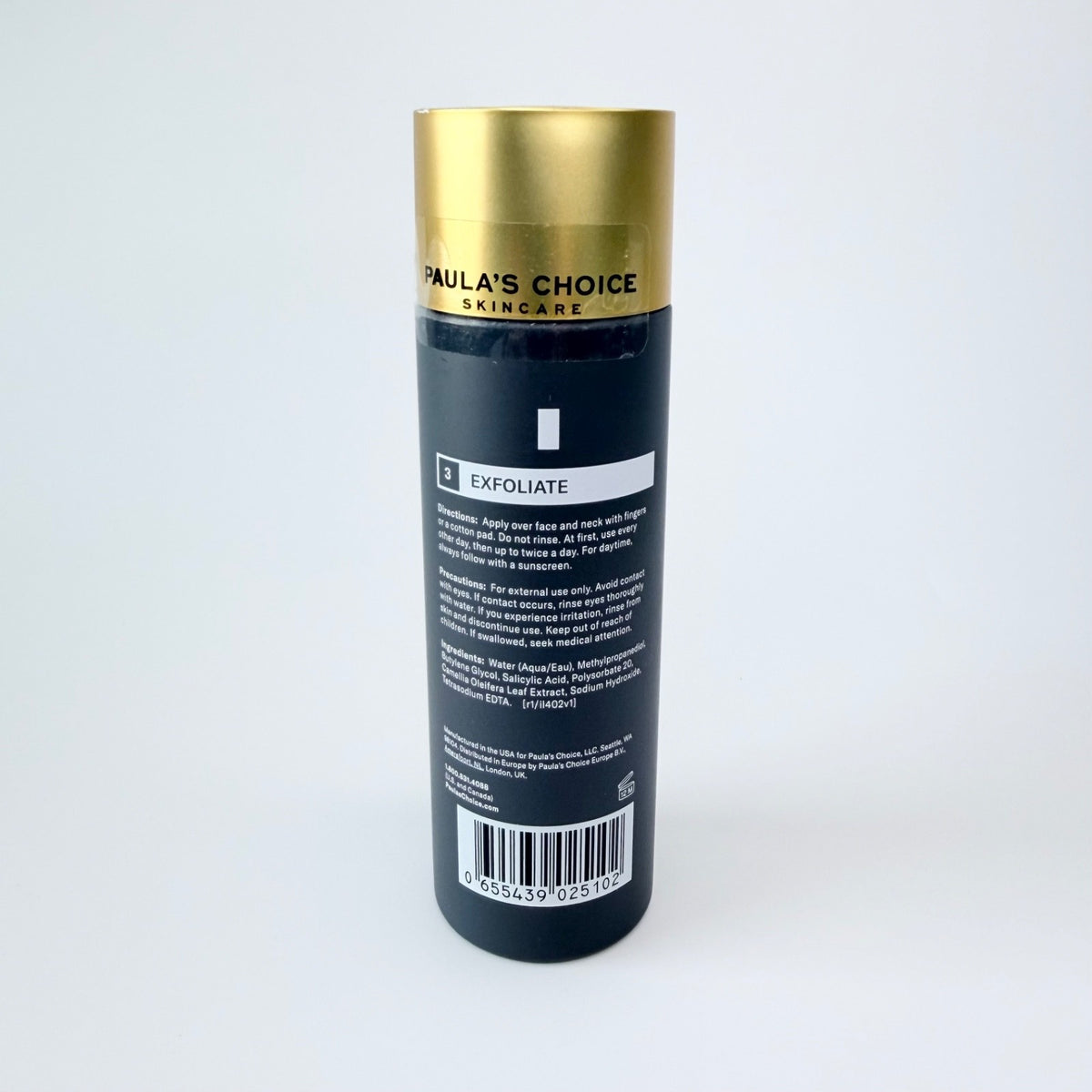 Paula's Choice Skin Perfecting 2% BHA Liquid Exfoliant 4 Fl Oz Gold