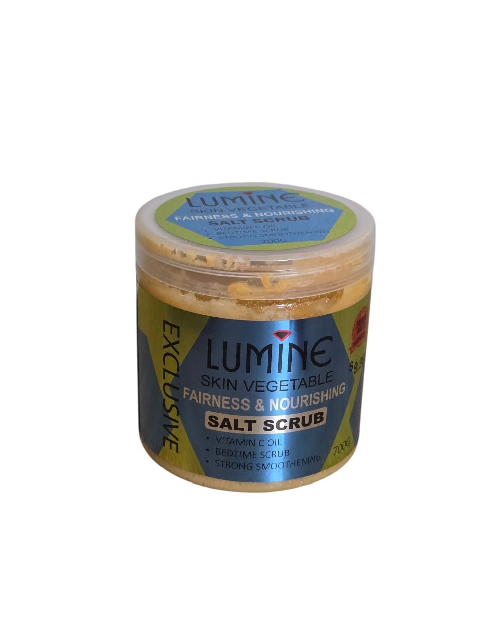 Lumine Salt Scrub for Fairness and Nourishment 700g - Exfoliating Body Salt