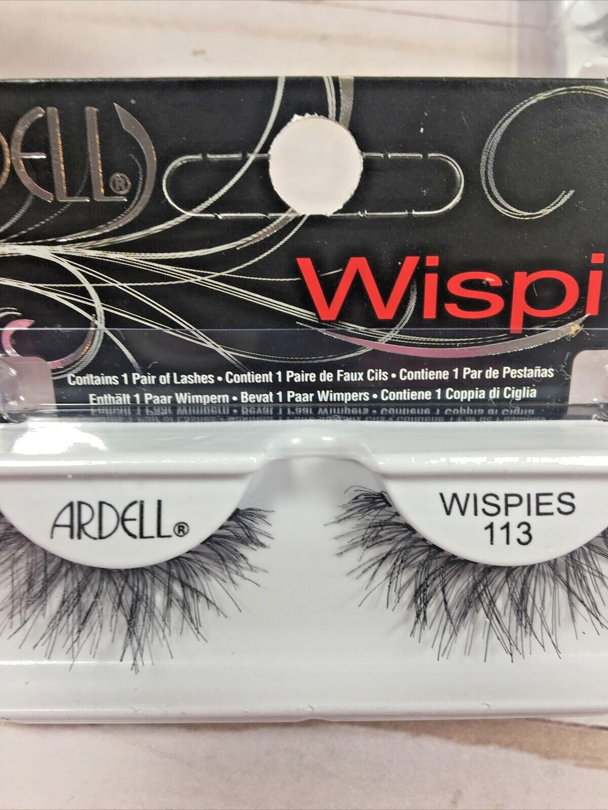 False Eyelashes Ardell Wispies #113 - 2 Pairs, Reusable