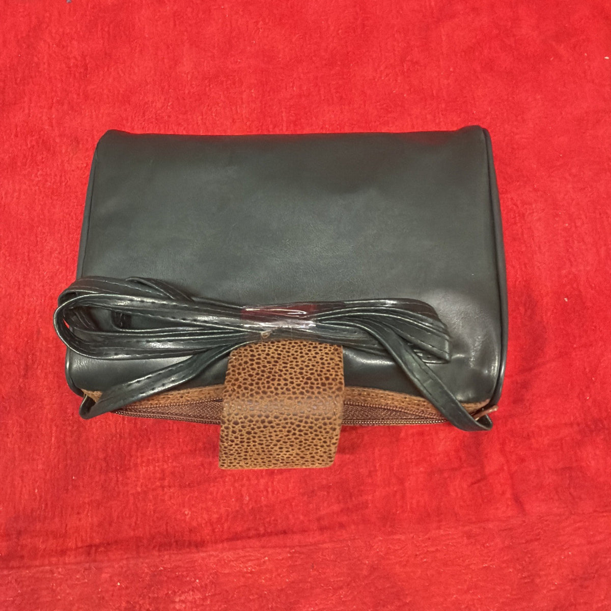 Vintage Cosmetic Zippered Bag - Sara St. James Retro Travel Organizer
