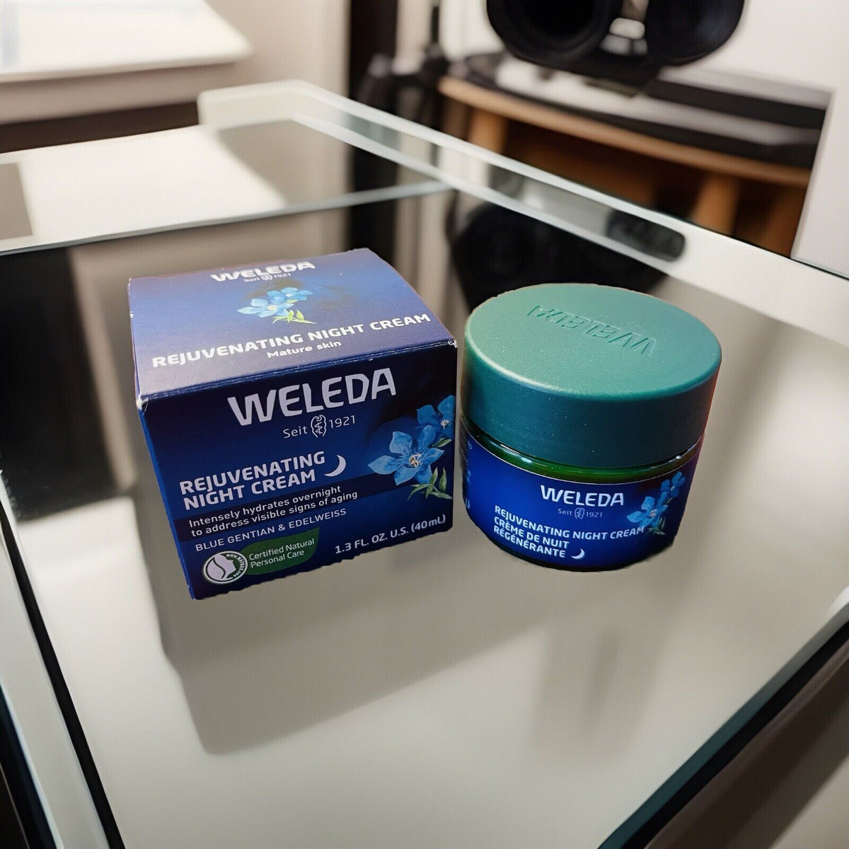 Rejuvenating Night Face Cream - Plant-Based Hydrating Moisturizer for Aging Skin