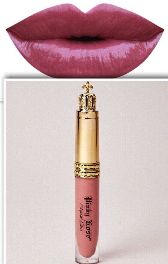 Lip Gloss Set - Pinky Rose Cosmetics Elegant Sexy Gloss in Gold Box
