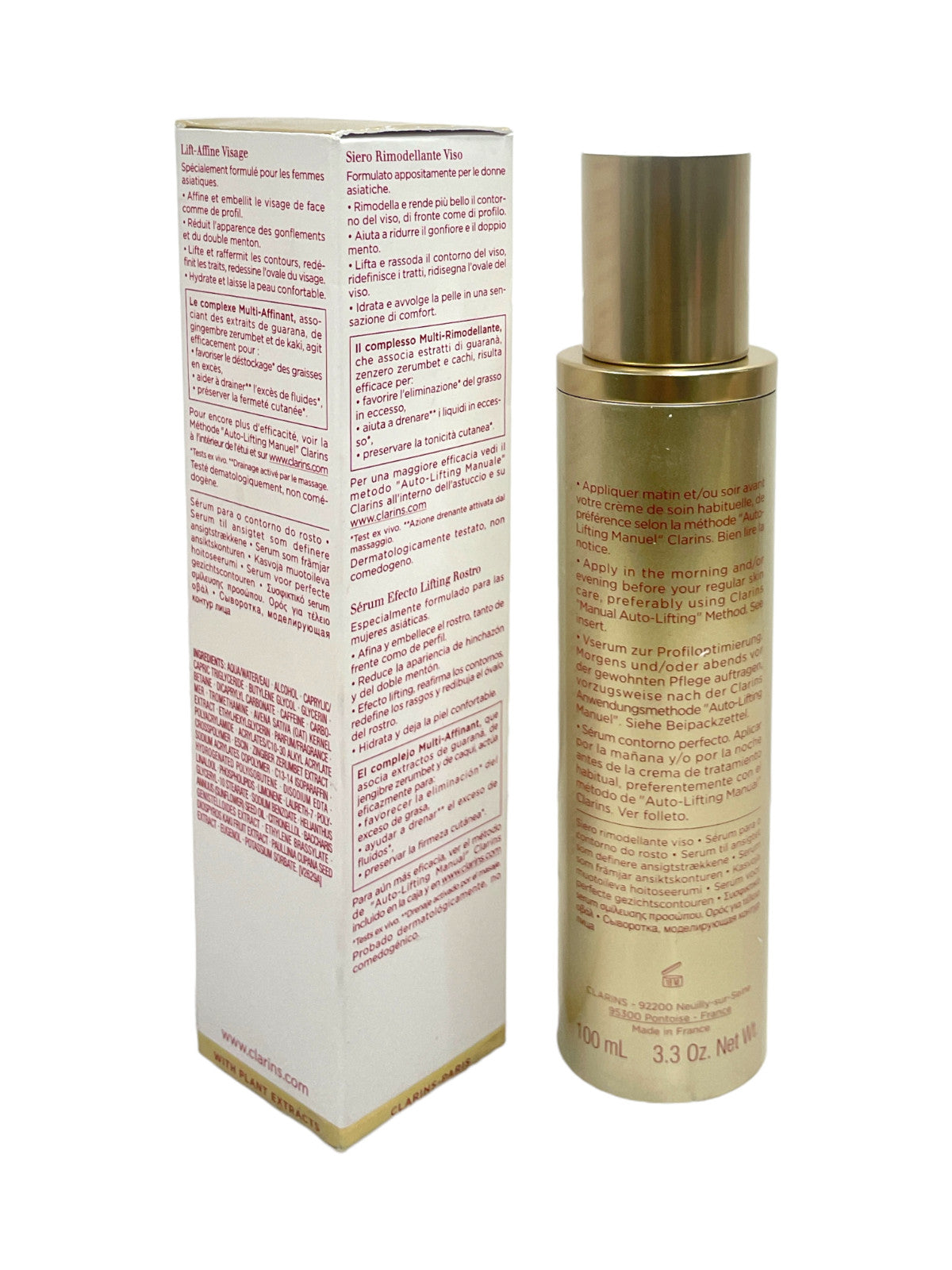 Clarins Shaping Facial Lift Total V Contouring Serum 100ml Facial Skin Care