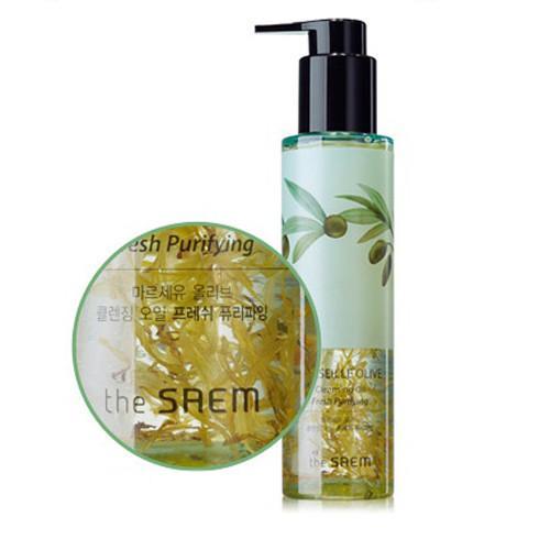 Olive Cleansing Oil for Oily Skin with French Extra Virgin Olive Oil - 200ml