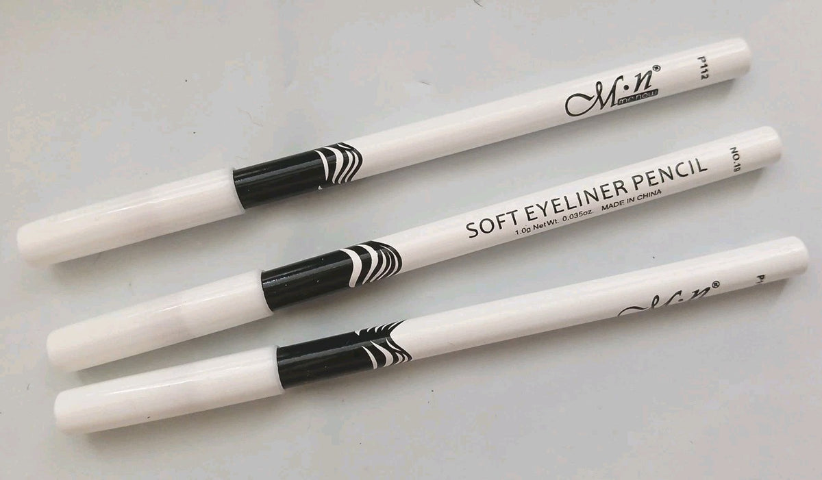 White Eyeliner Pencil with Highlighter Waterproof Eye Makeup Pen