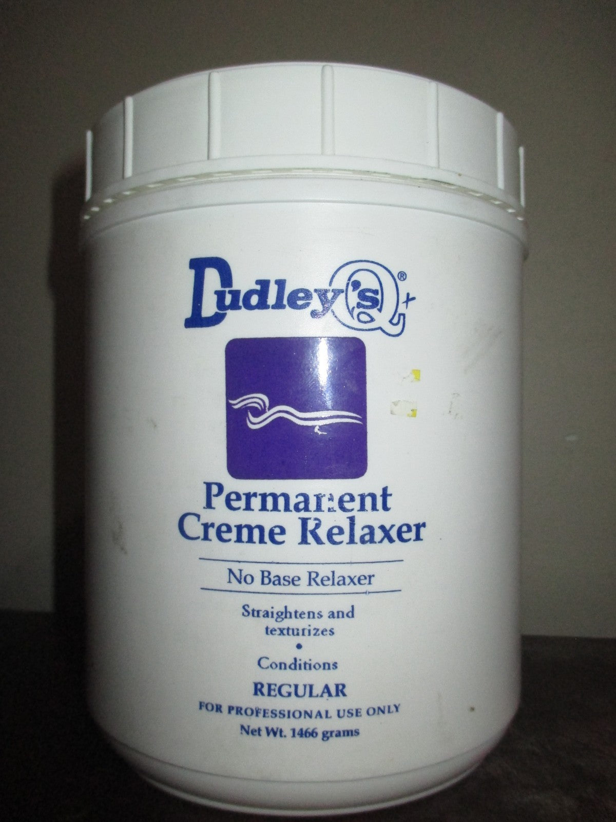 Dudley Permanent Hair Relaxer No Base Regular - 1466g for Straightening & Texturizing