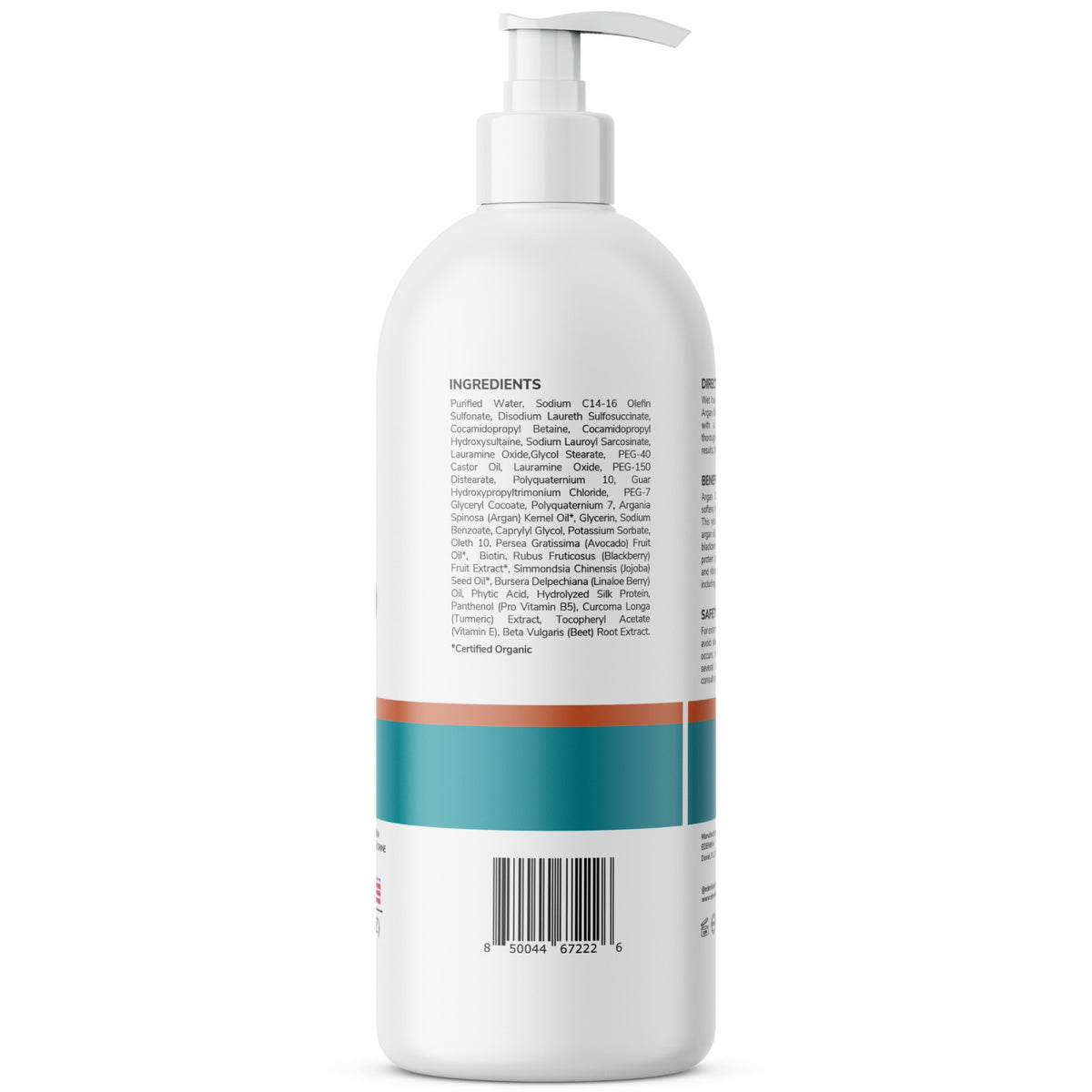 Argan Oil Biotin Shampoo for Damaged Hair 16oz 2 Pack - Hydrating & Repairing