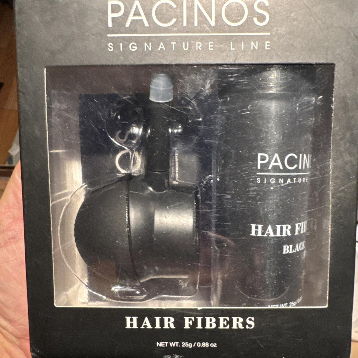 Hair Building Fibers Kit Black - Conceal Thinning Hair & Bald Spots