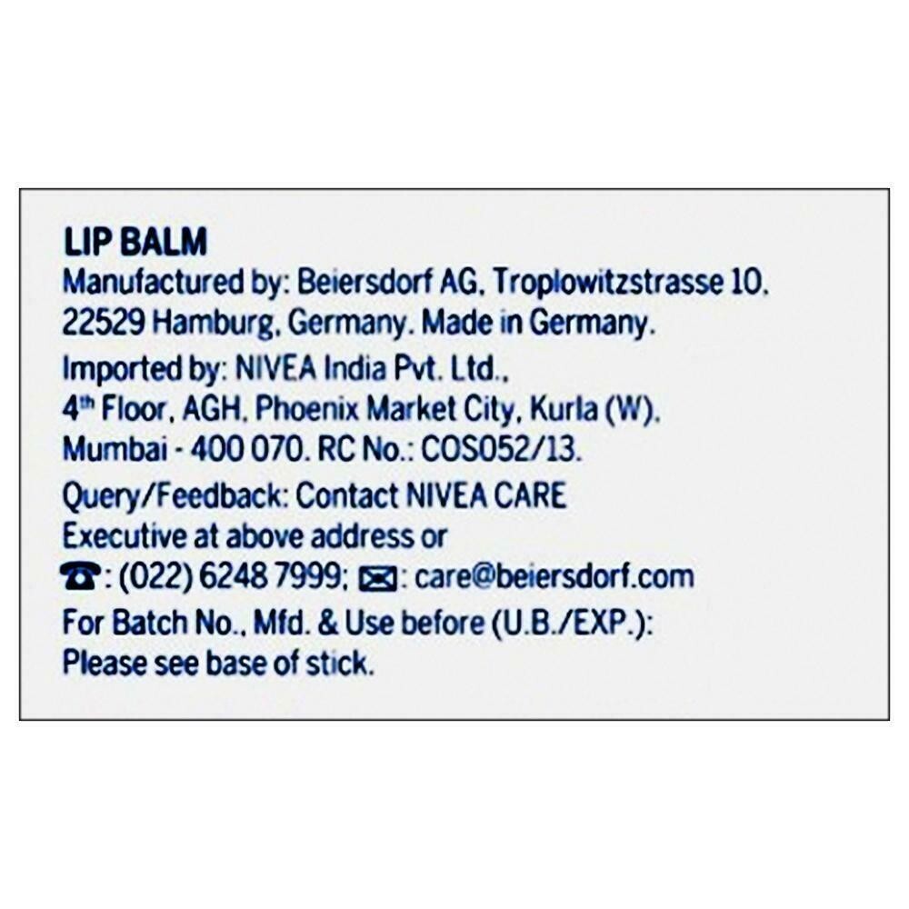Watermelon Lip Balm - Hydrating 24 Hour Moisture Nivea 4.8g