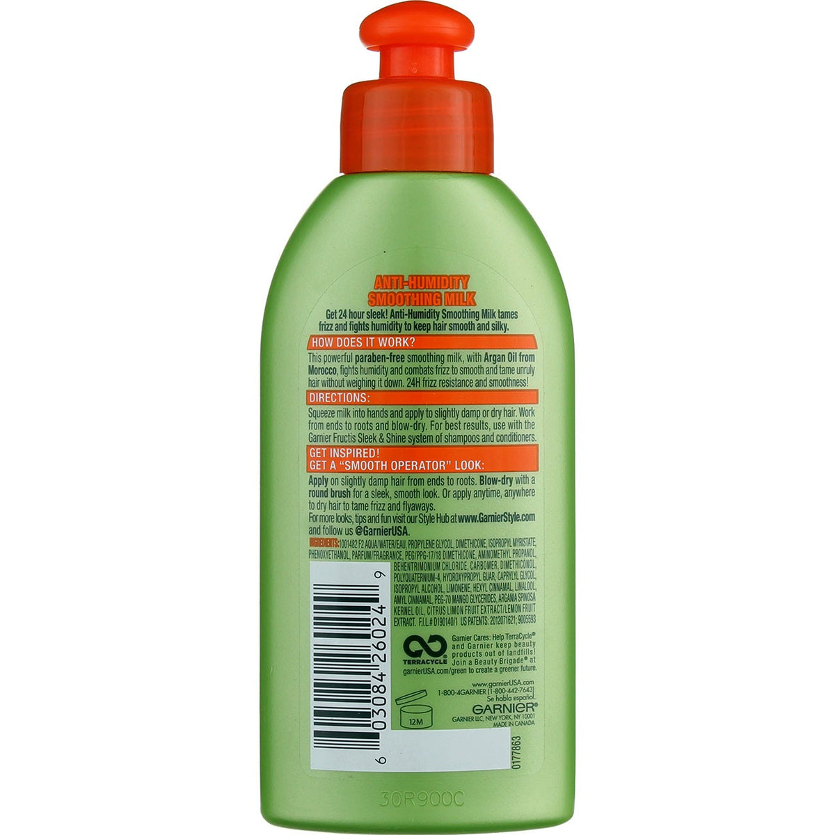Anti-Humidity Hair Smoothing Milk for Frizz Control 5.1 oz - Tames Unruly Hair