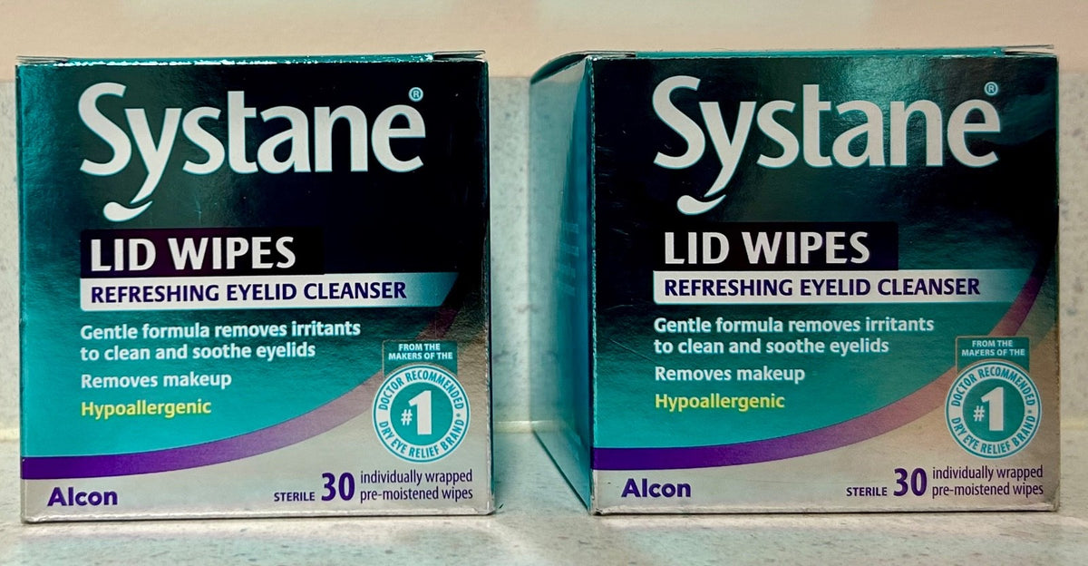 Eyelid Cleansing Wipes - Systane 2 Pack, Exp 06/2027