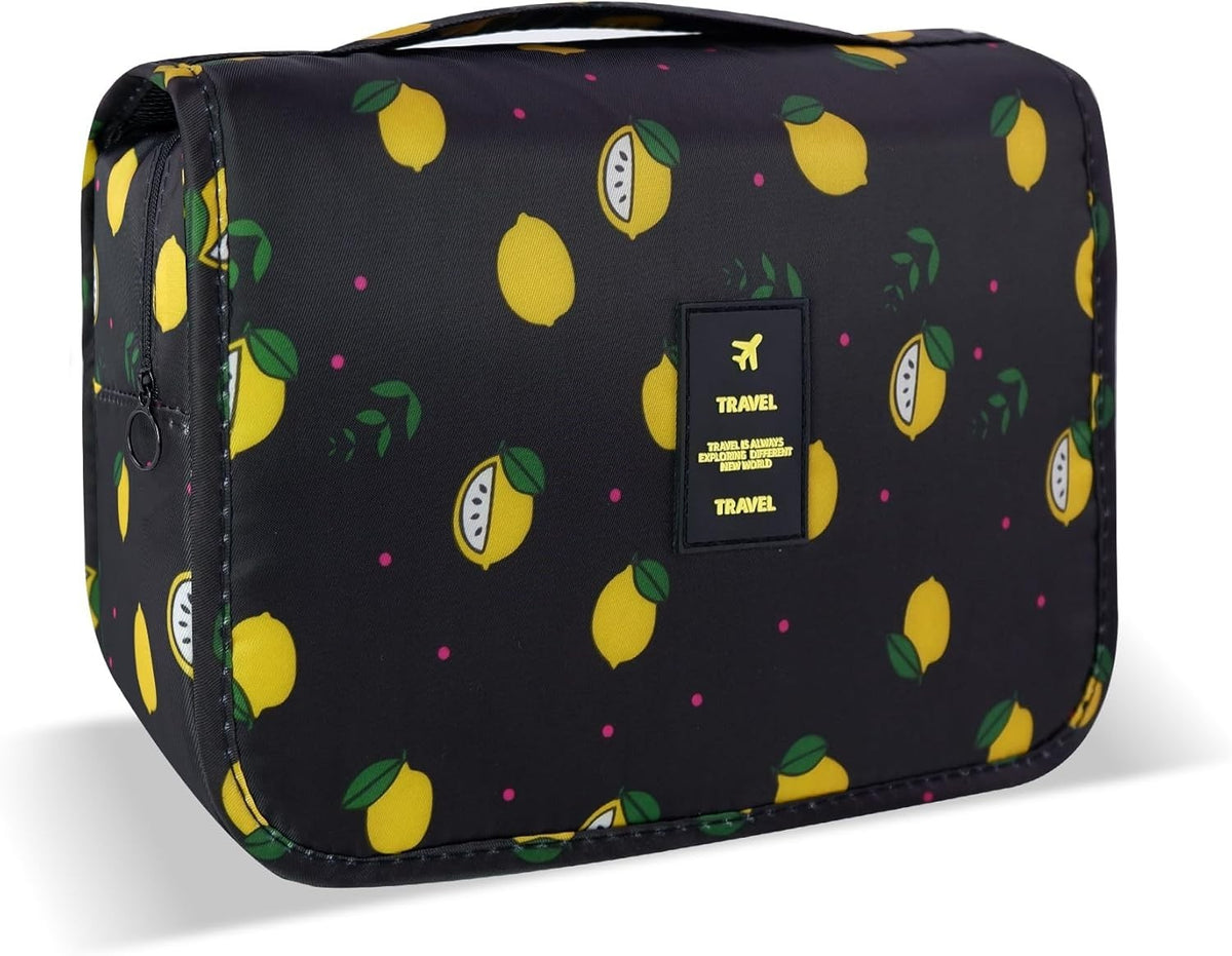 Large Waterproof Travel Toiletry Bag with Hanging Hook for Men & Women