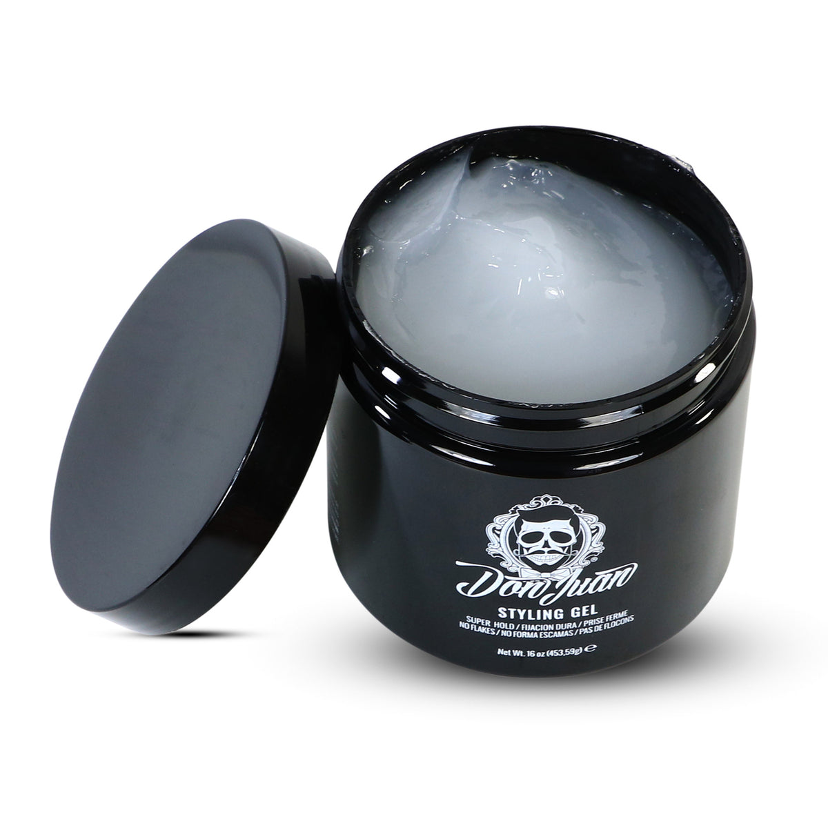 Strong Hold Non-Flaking Hair Styling Gel 32oz - Coconut Oil & Vitamin E
