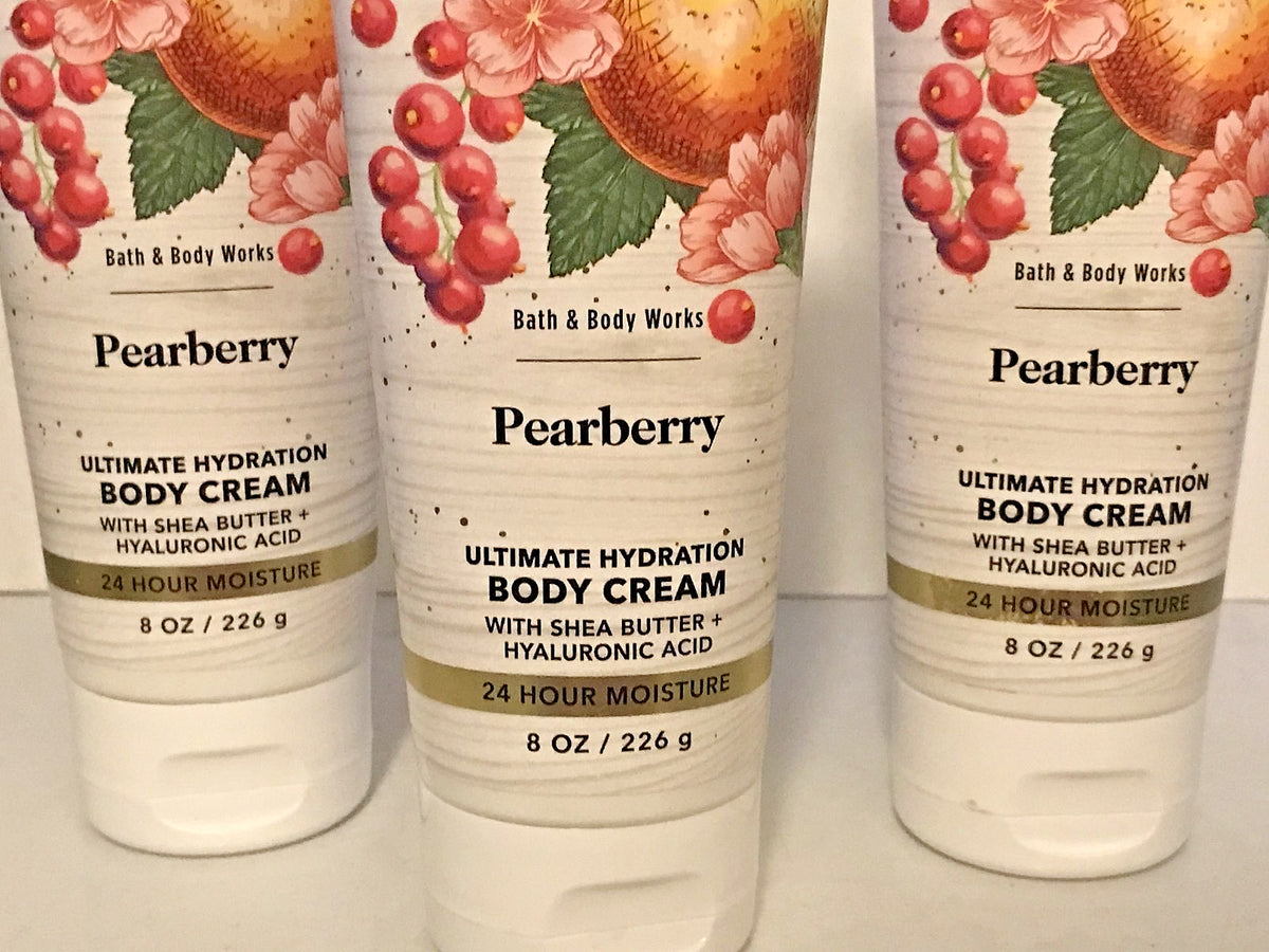 Pearberry Body Cream 24-Hour Moisture 8 oz - 3 Pack