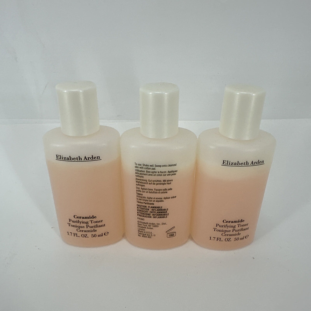 Elizabeth Arden Ceramide Purifying Toner - Travel Size Set of 3 1.7 fl oz