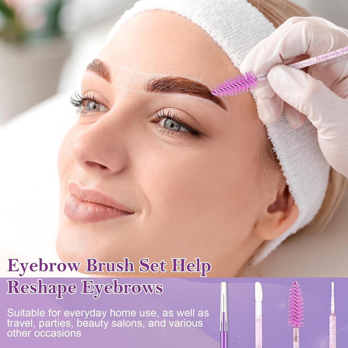 230 Pcs Brow Lamination Kit with Micro Brushes & Tools - DIY Eyebrow & Lash Supplies