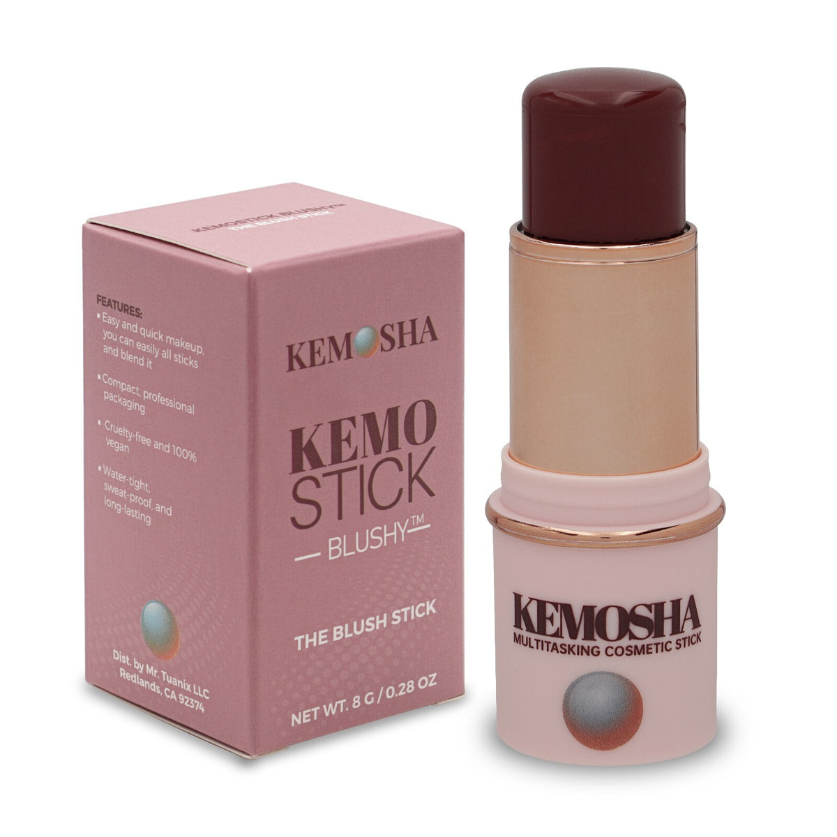 Cream Blush Stick for Face & Cheeks - Natural, Easy Application