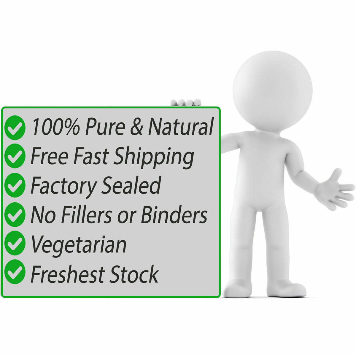 Hair Growth Supplement 100 Capsules - Natural Herbal Formula