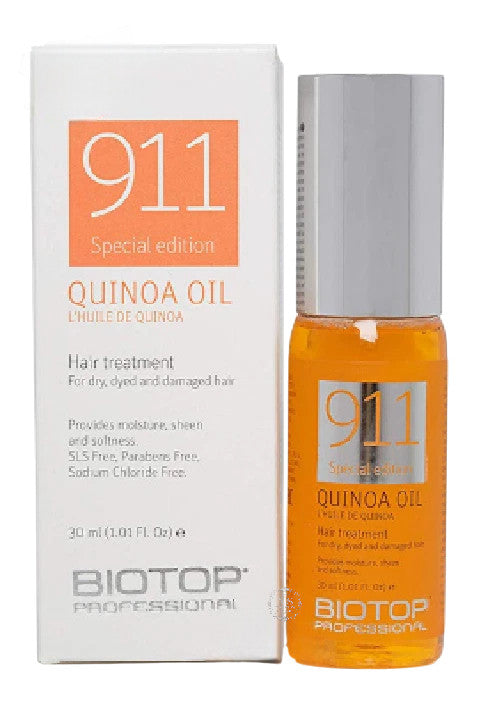 Biotop 911 Quinoa Oil Hair Treatment 1.01 oz - Natural Nourishing Hair Oil