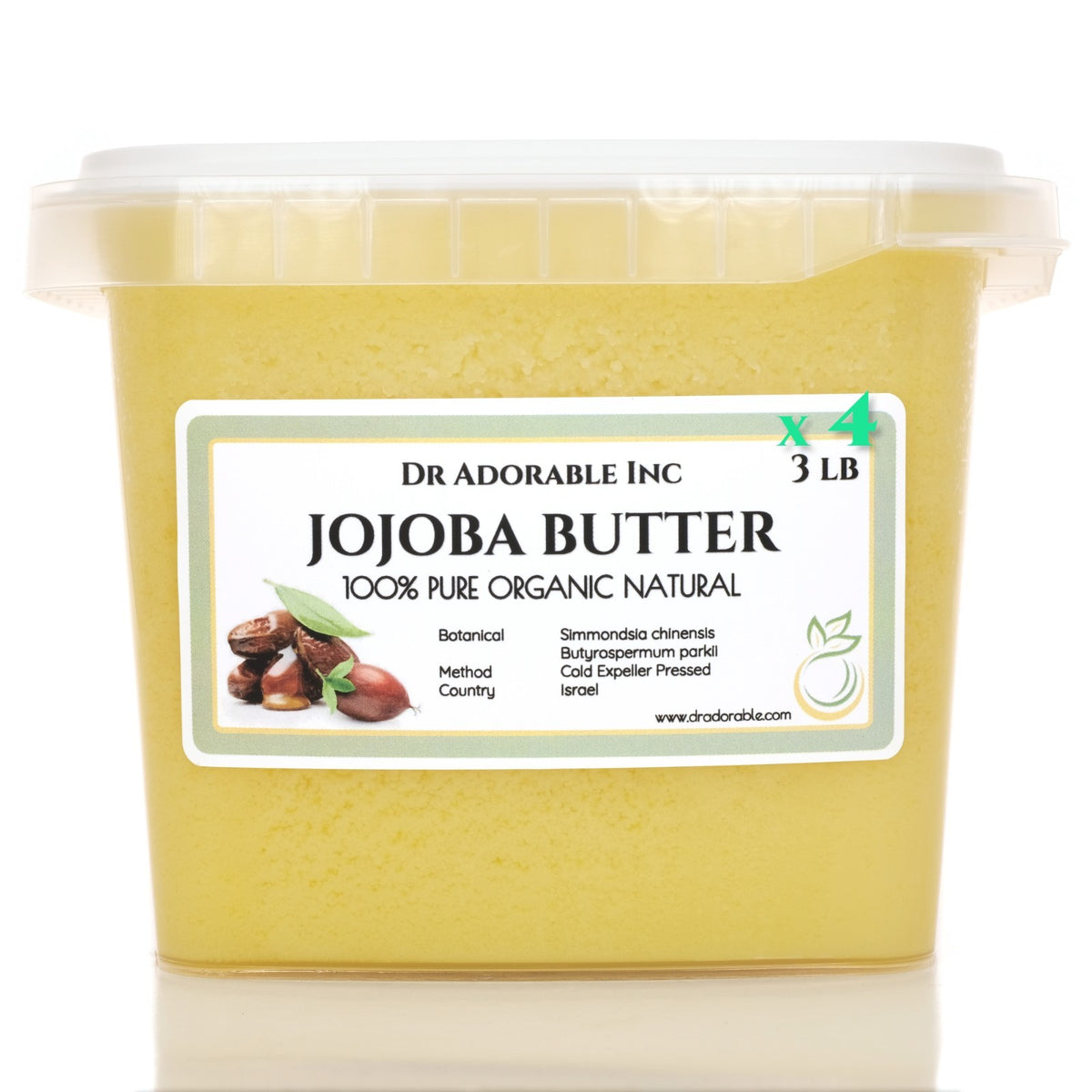 Organic Jojoba Butter Cold Pressed Natural