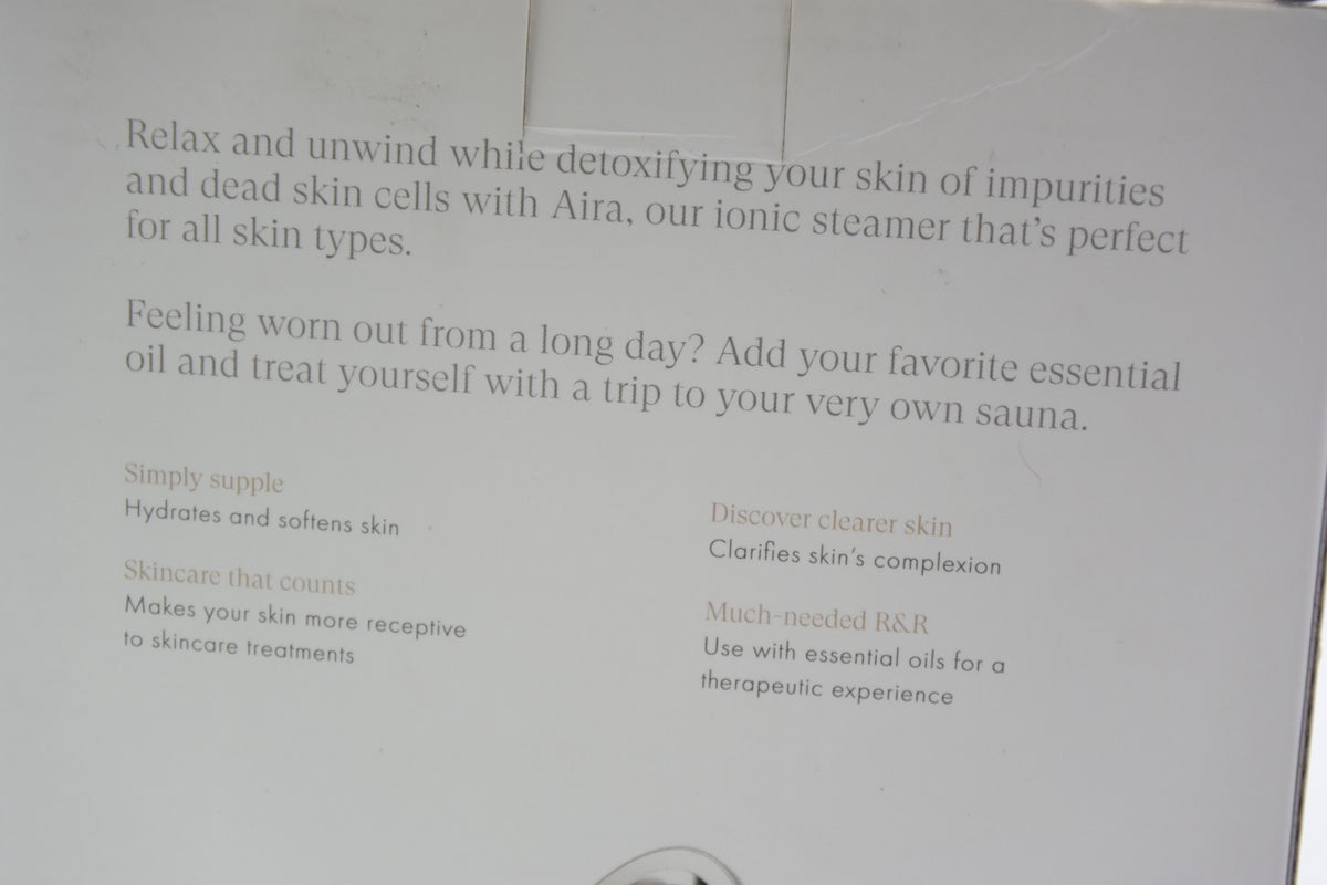 Ionic Facial Steamer for Skin Detox Hydration & Pore Cleansing