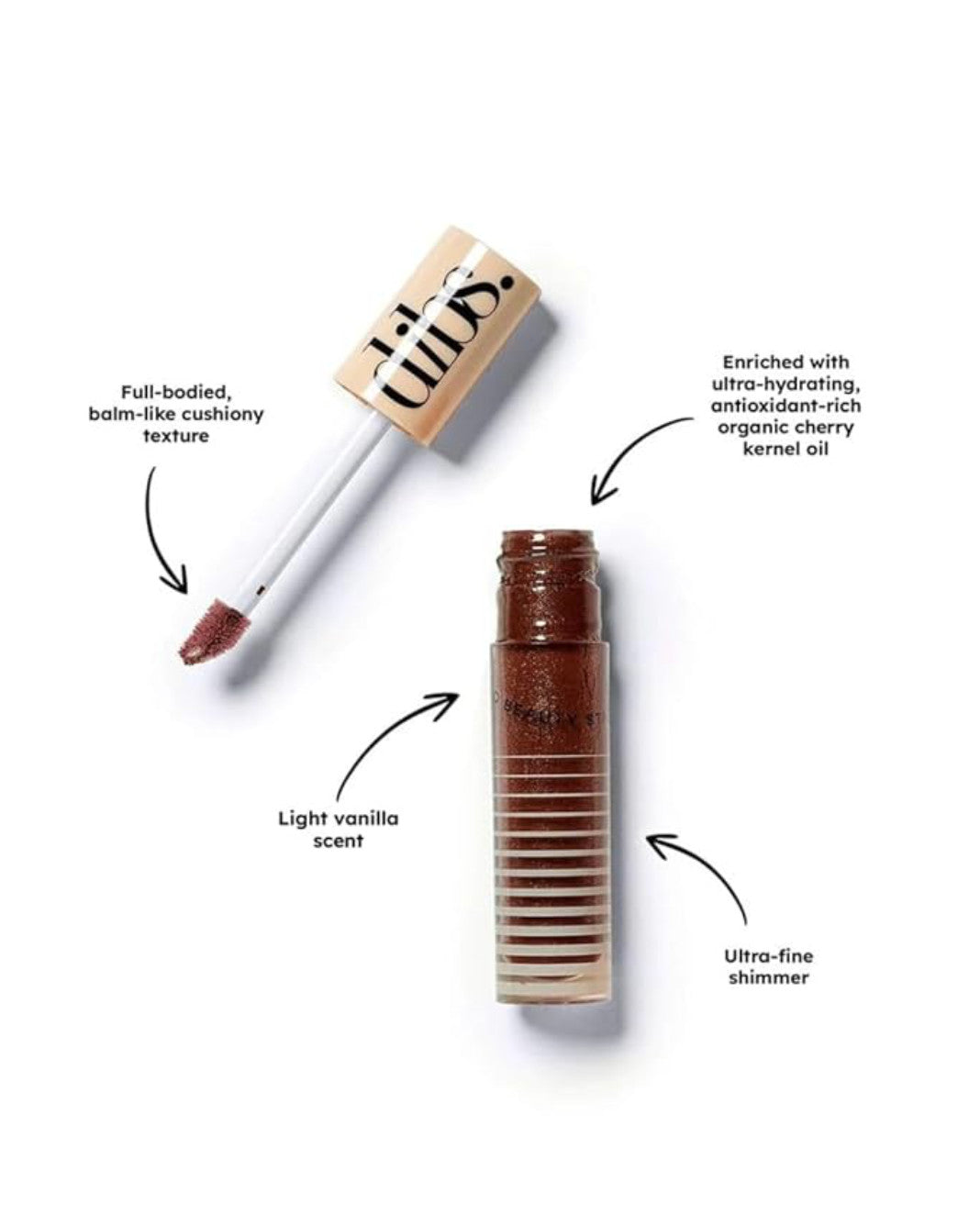 Glossy Lip Balm with Shimmer - Long-Lasting, Hydrating, All-Tone Lip Gloss