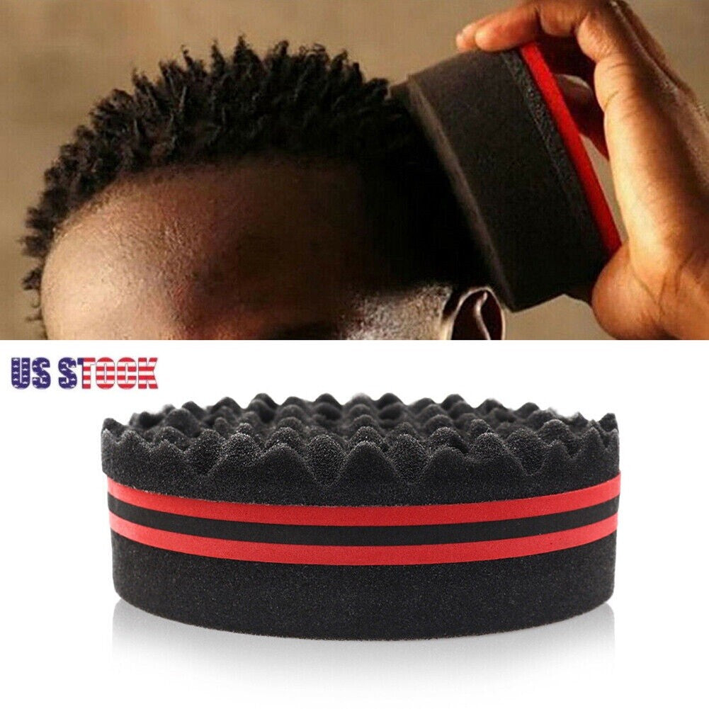 Barber Hair Brush Sponge Double Side Locking Afro Curl Twist Dreads