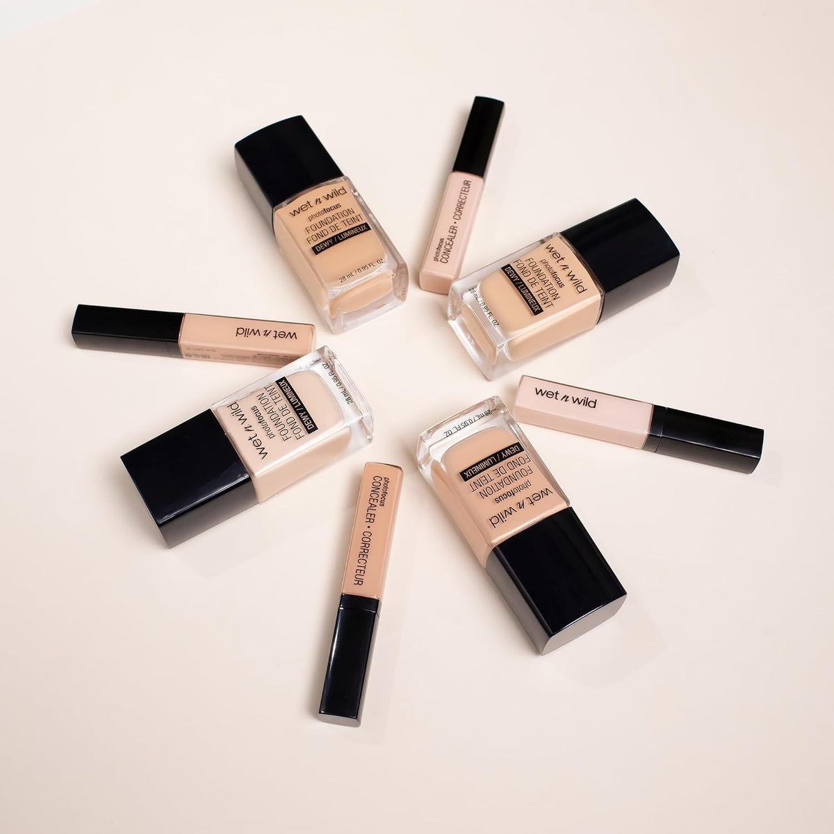 Dewy Liquid Foundation Makeup - Skin-Perfecting, Buildable Coverage, Cruelty-Free