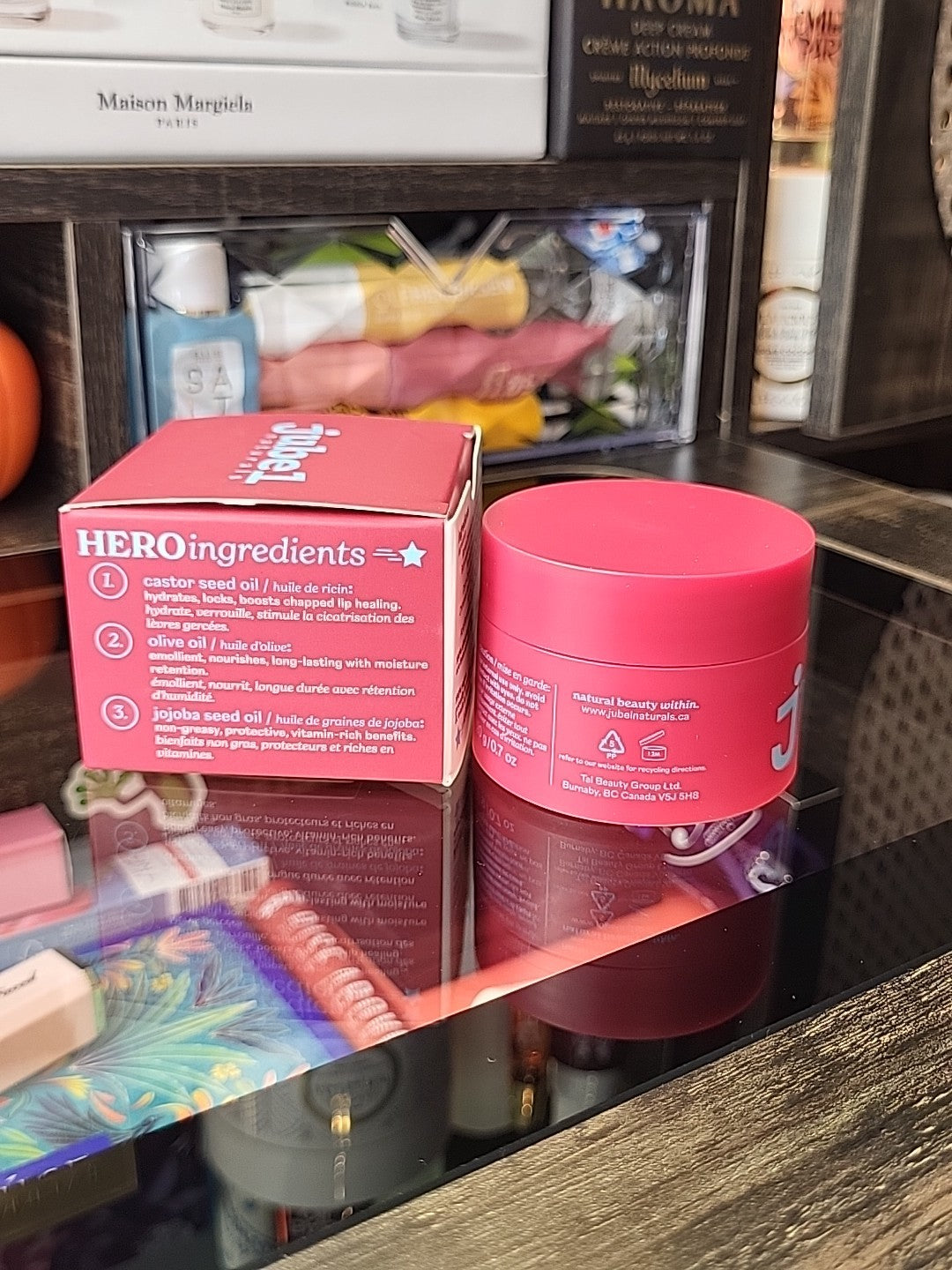Vegan Vanilla Cherry Lip Mask with Natural Ingredients - Made in Canada