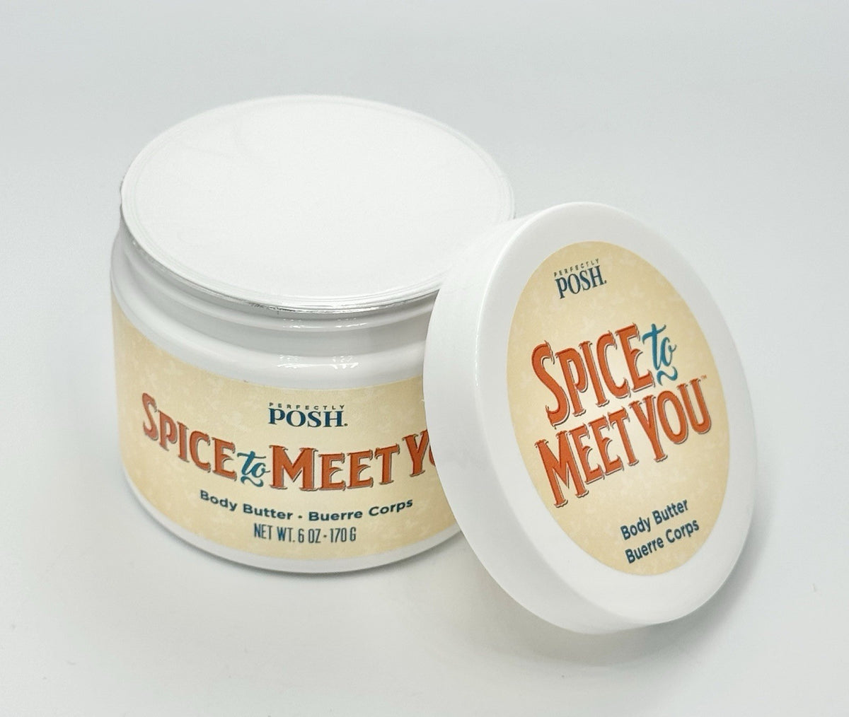 Perfectly Posh Spice To Meet You Body Butter 6 oz. Jar New Sealed