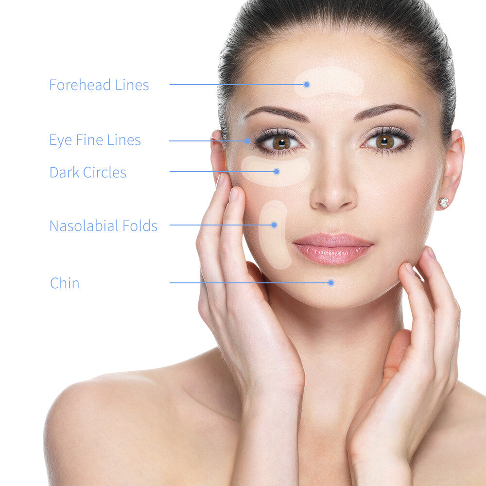 Hyaluronic Acid Microneedle Eye Patches for Wrinkle & Dark Circle Removal - Moisturizing & Anti-Aging