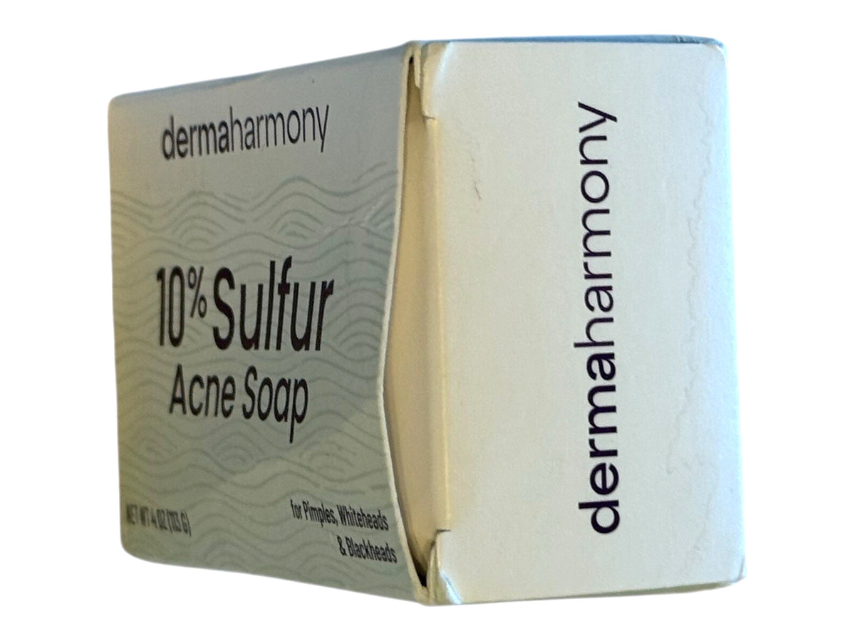 Sulfur Acne Soap Bar for Pimples & Whiteheads - 4oz