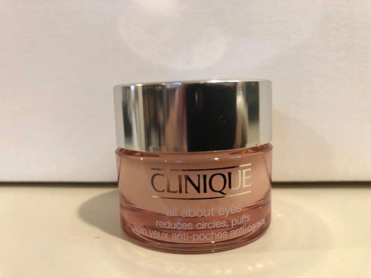 Clinique All About Eyes Eye Cream Reduce Puffiness & Dark Circles 0.5oz/15ml - Pack of 2