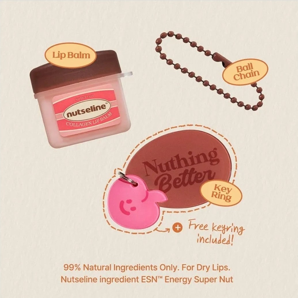 Nutseline Collagen Lip Balm 3-in-1 Lip Care Plumper & Firming Korean 11ml