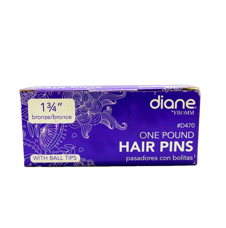 Diane #D470, 1 3/4" Bronze, Hair Pins Lb Pack
