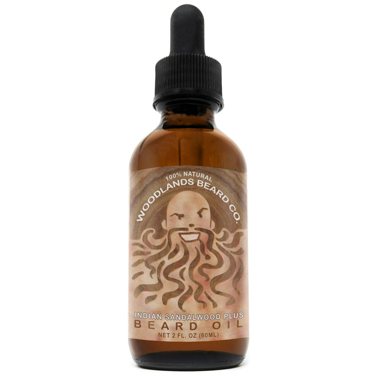 Indian Sandalwood Beard Oil with Jojoba & Argan - Natural Grooming Oil