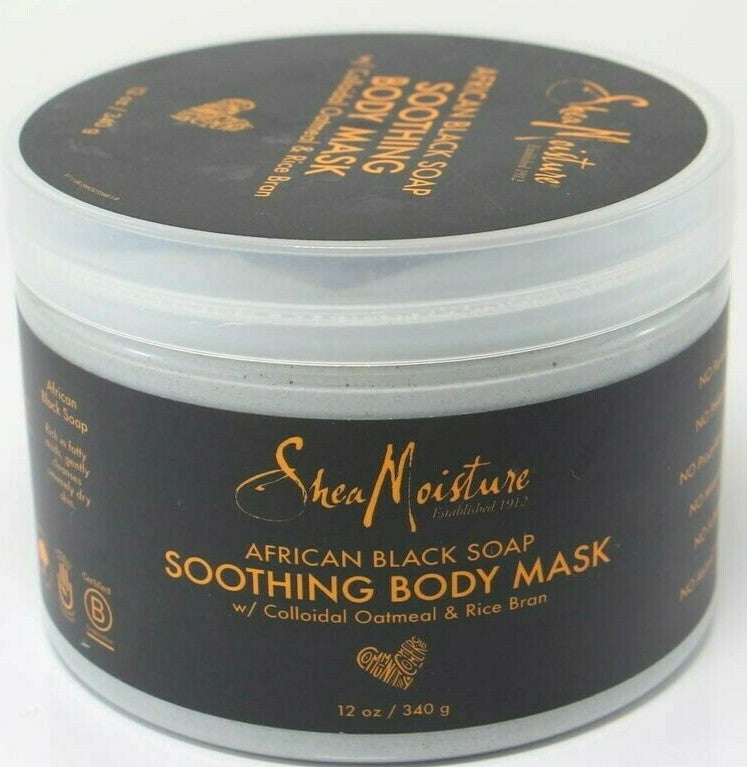 African Black Soap Soothing Body Mask - 3 Pack, 12 oz