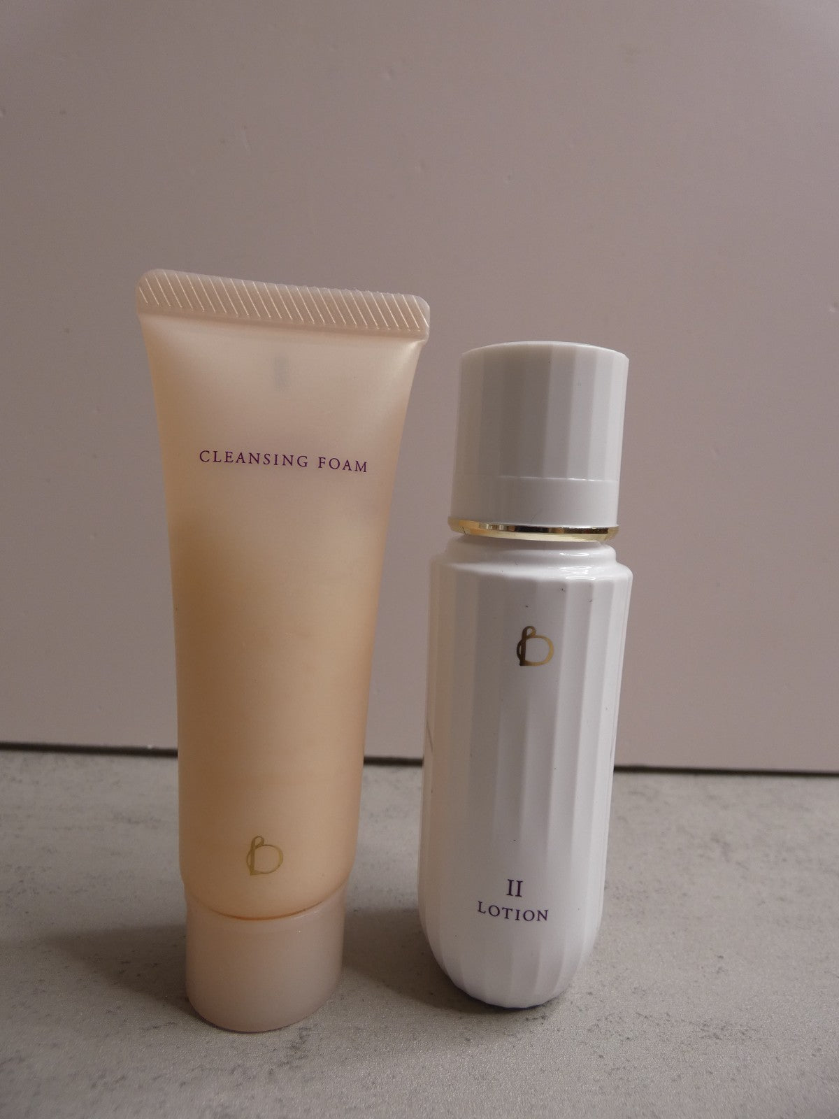 Travel Size Cleansing Foam & Lotion Set - Shiseido Benifique II 0.52 & 0.94 oz