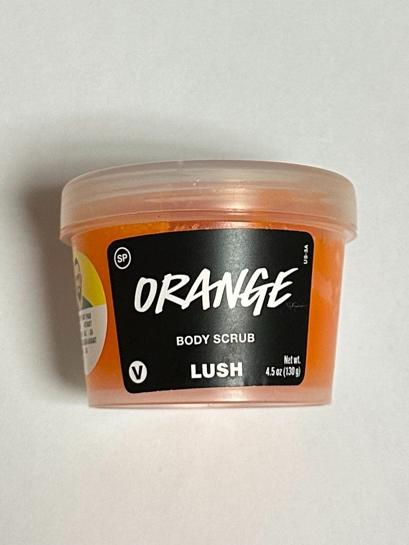 Lush Orange Body Scrub 4.5 oz - NEW!