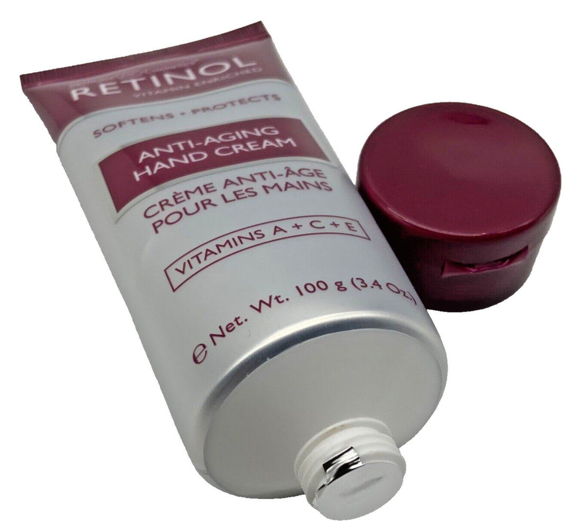 Retinol Hand Cream for Moisturizing Nails & Cuticles - 3.4oz