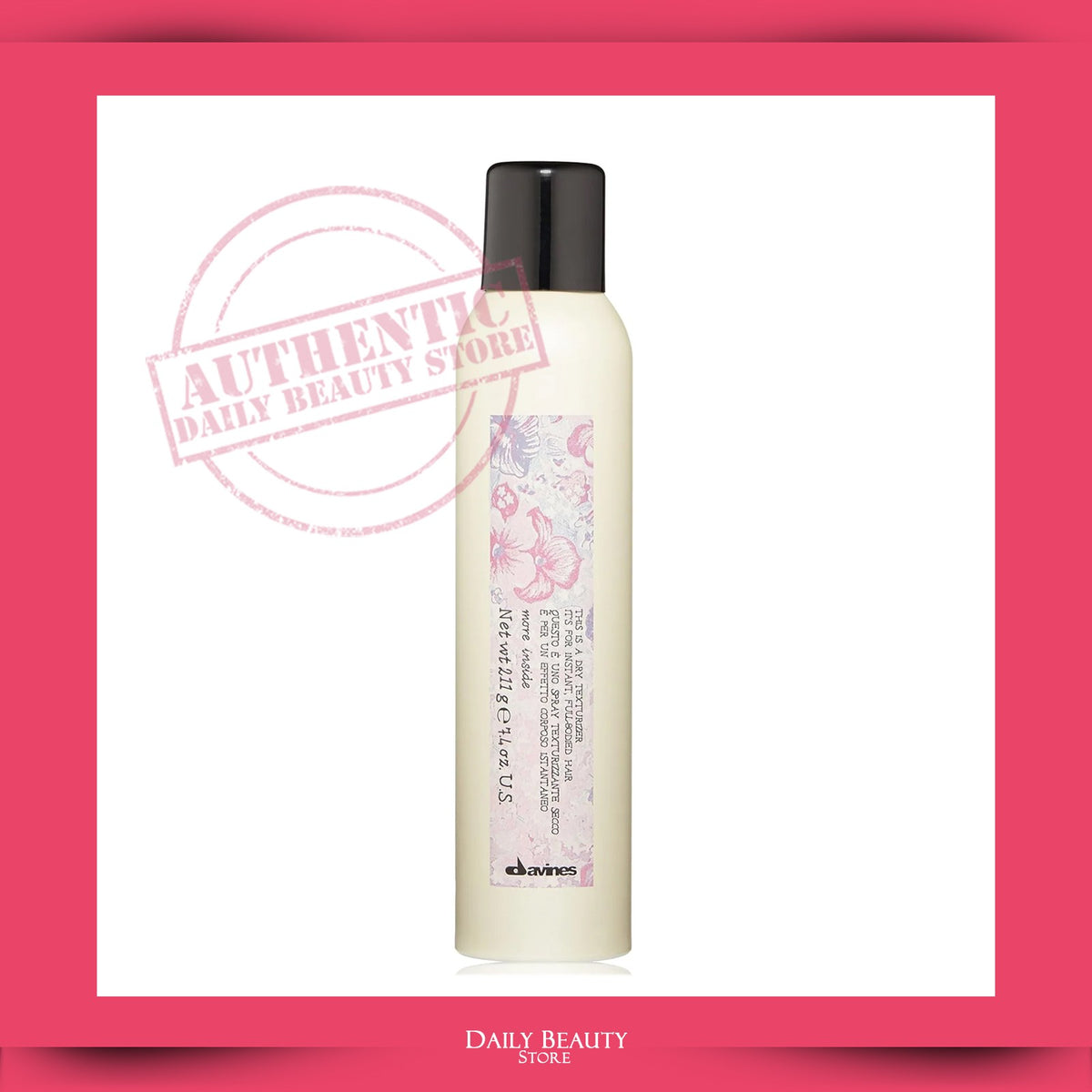 Dry Texturizer Hair Styling Product 211g for Voluminous, Tousled Look